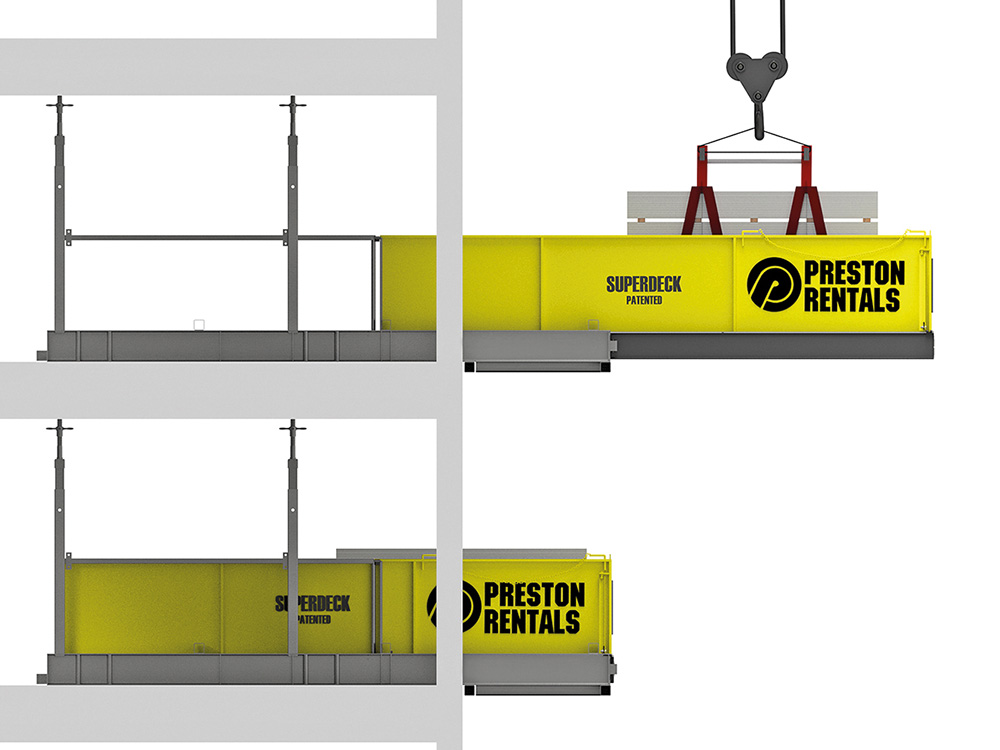 Lej SuperCrane™ XM800 hos Preston Rentals til transport